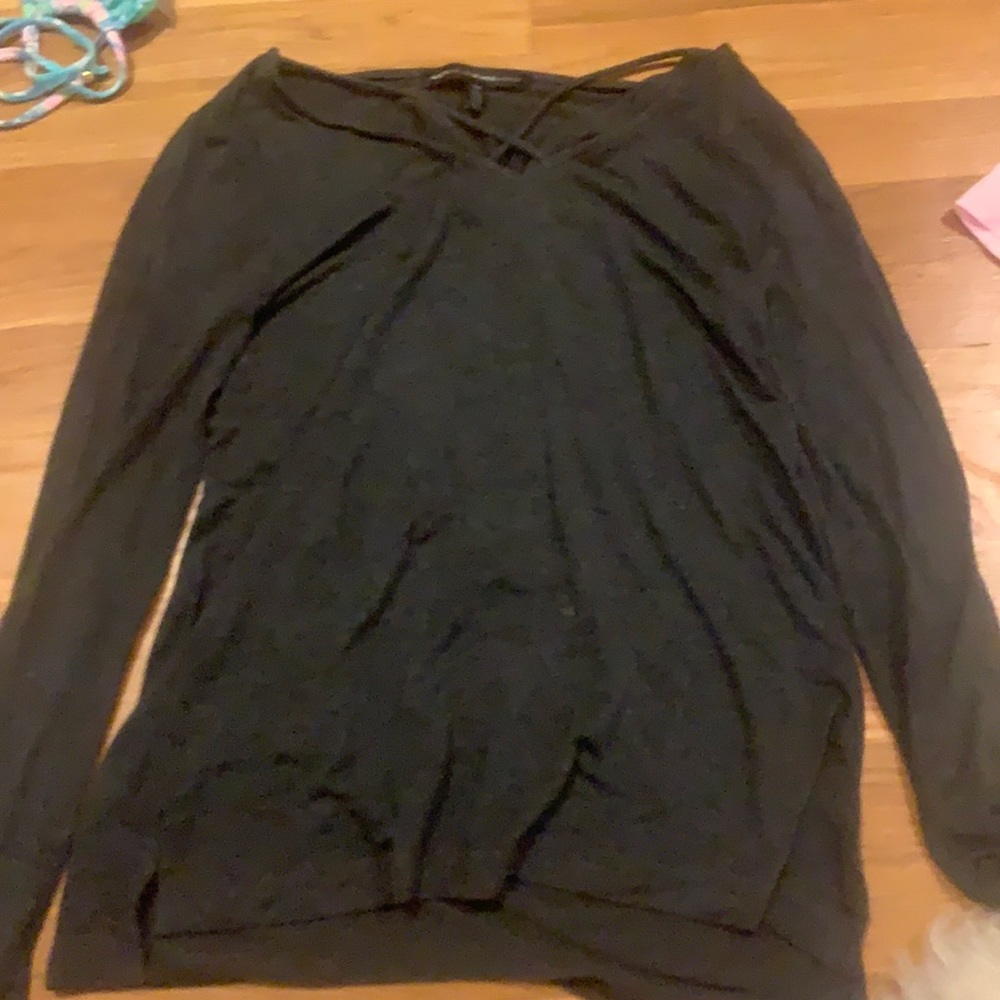 Long sleeve gray shirt